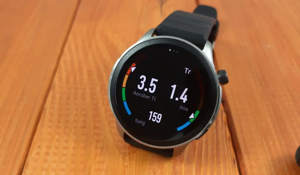 Amazfit Smartwatch Peakt Beats Trainingsauswertung