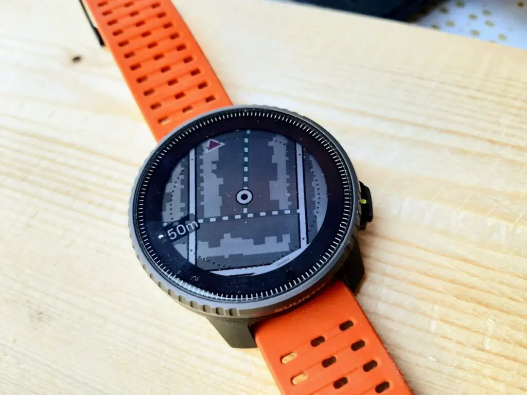 Suunto Vertical Kartenansicht Dunkel