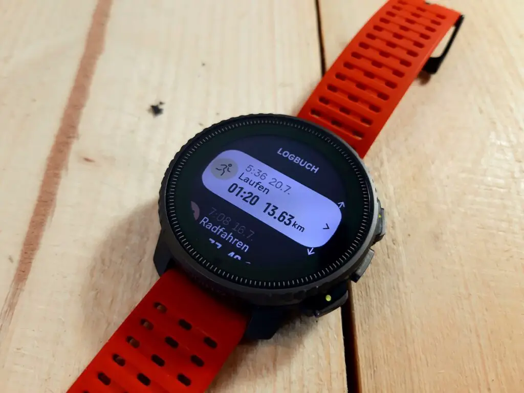 Suunto Vertical Trainingsaufzeichnung